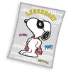 Snoopy legendinis koralų spalvos vilnos pledas 150x200cm