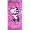 Snoopy Skate vonios rankšluostis, paplūdimio rankšluostis 70x140cm