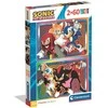 Clementoni Dėlionė 2x60 vnt. - Sonic