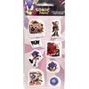 „Sonic the Hedgehog Heroes“ minkštų putplasčio lipdukų rinkinys
