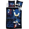 Sonic the Hedgehog Nesustabdomas Vaikiška patalynė 100√ó135 cm, 40√ó60 cm