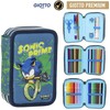 CERDÁ Sonic Prime triple pencil case