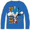 Sonic the Hedgehog Ring Sonic the Hedgehog vaikiški ilgomis rankovėmis marškinėliai, viršutinė dalis 140 cm