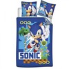 Sonic the Hedgehog Sonic the Hedgehog Coin Chase patalynės komplektas 140√ó200cm, 63√ó63 cm mikropluošto