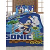 Sonic the Hedgehog Sonic the Hedgehog Coin Chase patalynės komplektas 140√ó200cm, 63√ó63 cm mikropluošto