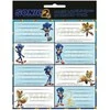 Sonic the Hedgehog užrašų knygelės etiketės, 16 vnt.