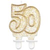 GODAN blizganti gimtadienio žvakė numeris 50