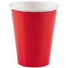 Spalva: obuolių raudonumo, popieriniai puodeliai, 8 vnt., 250 ml