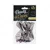 Spalva platinos pilka, pilki balionai, 7 vnt. 12 colių (30 cm)