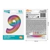 GoDan Foil balionas numeris 9, vaivorykštė Smart, 92 cm