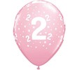 Spalvingi gimtadienio balionai, 2 balionai, 6 vnt. pakuotėje, 28 cm (11 colių)