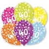 Spalvingi „Su gimtadieniu“ balionai, 40 vnt., 11 colių (27,5 cm)