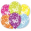 Spalvingi „Su gimtadieniu“ balionai, 50 vnt., 11 colių (27,5 cm)