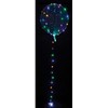 Spalvotas šviečiantis LED balionas, permatomas