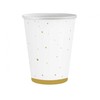 Spalvoti auksiniai popieriniai puodeliai „Celebrate Gold“, 6 vnt., po 250 ml