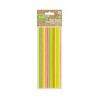 GoDan Rurki słomki papierowe Fluor MIX 6x197mm 24szt