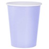 Spalvoti vienspalviai levandų violetiniai popieriniai puodeliai, 14 vnt., 270 ml
