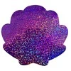 Spalvotos holografinės putplasčio formos, 12 vnt.