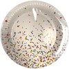 Spalvotos popierinės lėkštės, 10 vnt., 23 cm, FSC