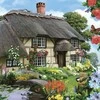 Spalvotos servetėlės „Countryfield Cottage“, 20 vnt., 33x33 cm
