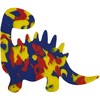 Spalvotų dinozaurų putplasčio figūrėlės, 12 vnt. pakuotė