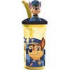 Spin Master Stor Chase Paw Patrol vaikiškas geriamojo šiaudelio puodelis su šiaudeliu 3D šiaudeliu 360ML