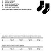 Adidas 3 dryžučių sutvirtintos sportinės vidutinio aukščio kojinės, 3 poros, HT3456