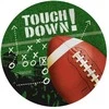 Amscan Touchdown tallerken, 23cm
