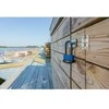 ABUS spyna Aqua Safe 70IB, Įprastinė spyna, Raktinė spyna, Skirtinga rakto funkcija, Juodas, Mėlyna, Žalvaris, U formos