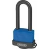 ABUS Padlock Aqua Safe 70IB, Conventional padlock, Key lock, Keyed to differ, Juodas, Mėlyna, Brass, U-shaped