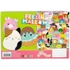 „Squishmallows Feelin'“ A/4 spiralinis eskizų sąsiuvinis su 40 lapų ir lipduku