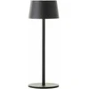 Stalinis LED šviestuvas BRILLIANT JONA IP44 2W 3000K 170lm DIM, įkraun. juodos sp Ø9x25cm