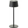 Stalinis LED šviestuvas BRILLIANT JONA IP44 2W 3000K 170lm DIM, įkraun. juodos sp Ø9x25cm
