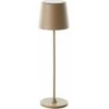 Stalinis LED šviestuvas BRILLIANT KAAMI IP44 2W 3000K 310lm DIM įkraun. kreminis Ø10x37cm