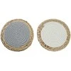Stalo kilimėlis DKD Home Decor Individualus Medvilnė Pluošta (20 x 20 x 1 cm) (2 vnt.)