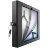 Stojak Compulocks iPad Air M2 11" (2024), Apex Secured Enclosure Wall Mount - Gehause - fur Tablett - Glasbefestigung, Raum - verriegelbar - hochwertiges Aliuminio - Juodas - Bildschirmgrosse: 27.94 cm (11") - Montageschnittstelle: 100 x 100 mm - Wandmon