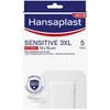 "Hansaplast Sensitive 3XL" 5 tvarsčiai