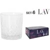 Viskio stiklinės LAV ODIN LV-ODN430F, 330 ml, 6 vnt.