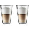 Bodum szklanki su podwójną ścianką 2 vnt. Bodum Canteen 0.4 l Transparent