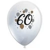 Su gimtadieniu! 60 balionų, 6 vnt., 11 colių (27,5 cm)
