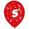 Su gimtadieniu juostelė „Su gimtadieniu“ 5 balionai, 8 balionų pakuotėje, 10 colių (25,4 cm)