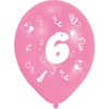 Su gimtadieniu juostelė „Su gimtadieniu“ 6 balionai, 8 dalių rinkinys 10 colių (25,4 cm)