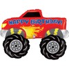 Su gimtadieniu, Monster Truck, folijos balionas, 86 cm