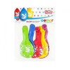 GoDan Gemar 3 numerio BIRTHDAY balionai, 5 vnt, 12 colių kabantys