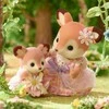 SYLVANIAN FAMILIES Mažyliai elniukai su gėlių sūpynėmis