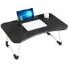 Folding laptop table for bed stand