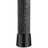 Lauko baldų komplektas Sulankstomas sodo stalas 180 cm + 2 suolai - juodas