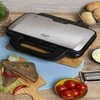 Sumuštinių keptuvas Adler | Sumuštinių keptuvė | AD 3043 | 900 W | Lentelių skaičius 1 | Kepinių skaičius 2 | Juodas