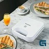 Sumuštinių keptuvas GRUNKEL SANDWICH MAKER 750 W TRIANGULAR STAINLESS STEEL Baltas SAN-CCBL