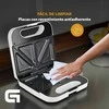 Sumuštinių keptuvas GRUNKEL SANDWICH MAKER 750 W TRIANGULAR STAINLESS STEEL Baltas SAN-CCBL